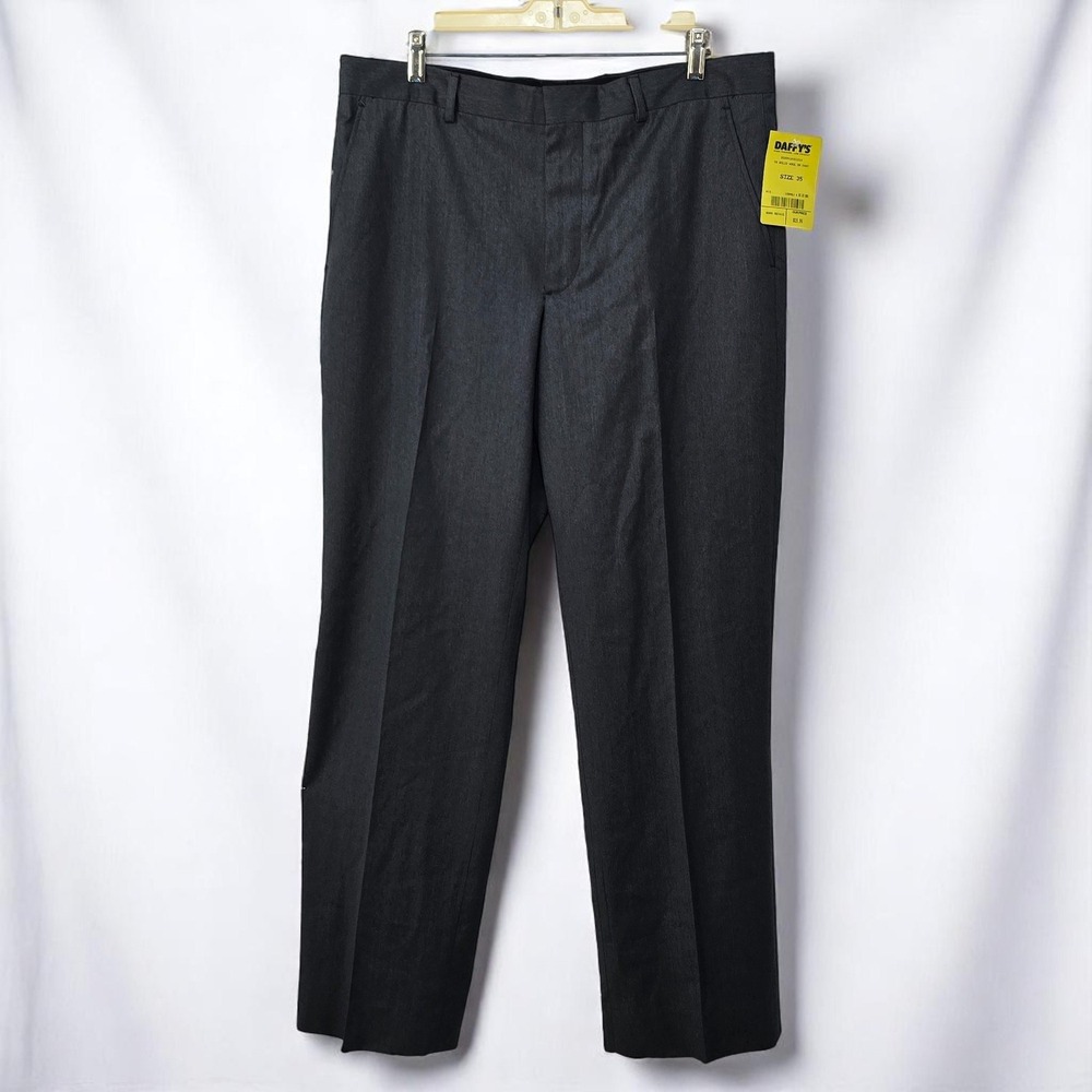 Banana Republic Modern Fit Dress Pants Men Gray 35x32‎ 100% Wool Casual Business